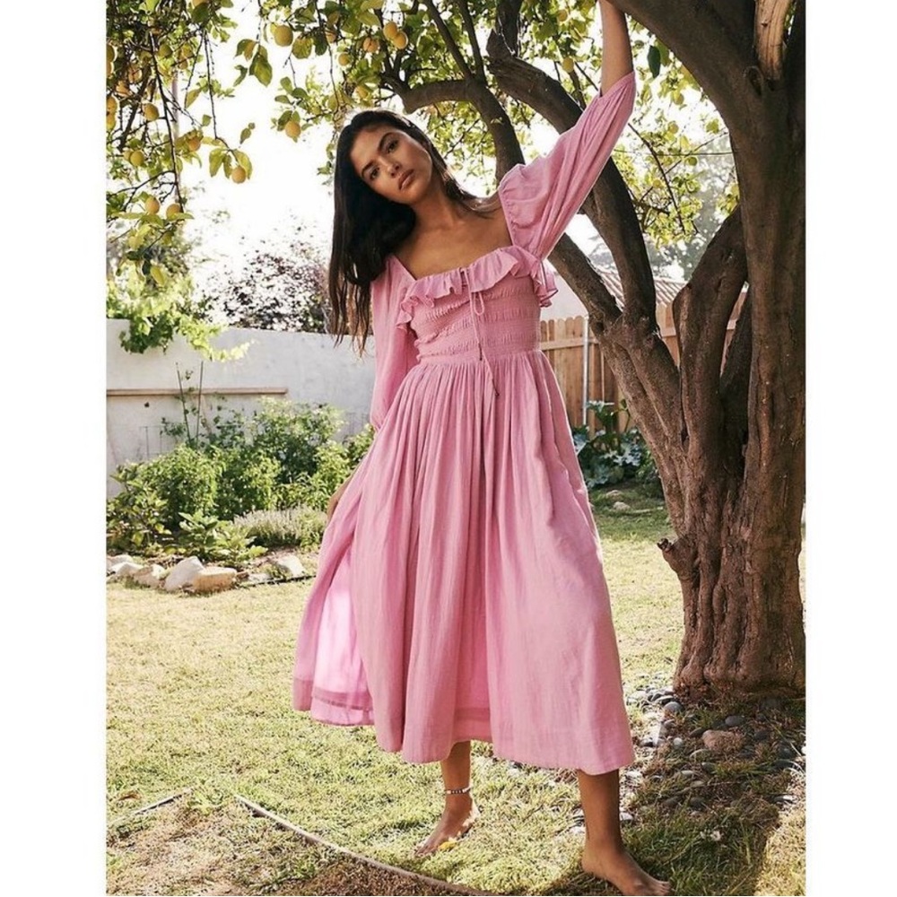 free people oasis midi dress